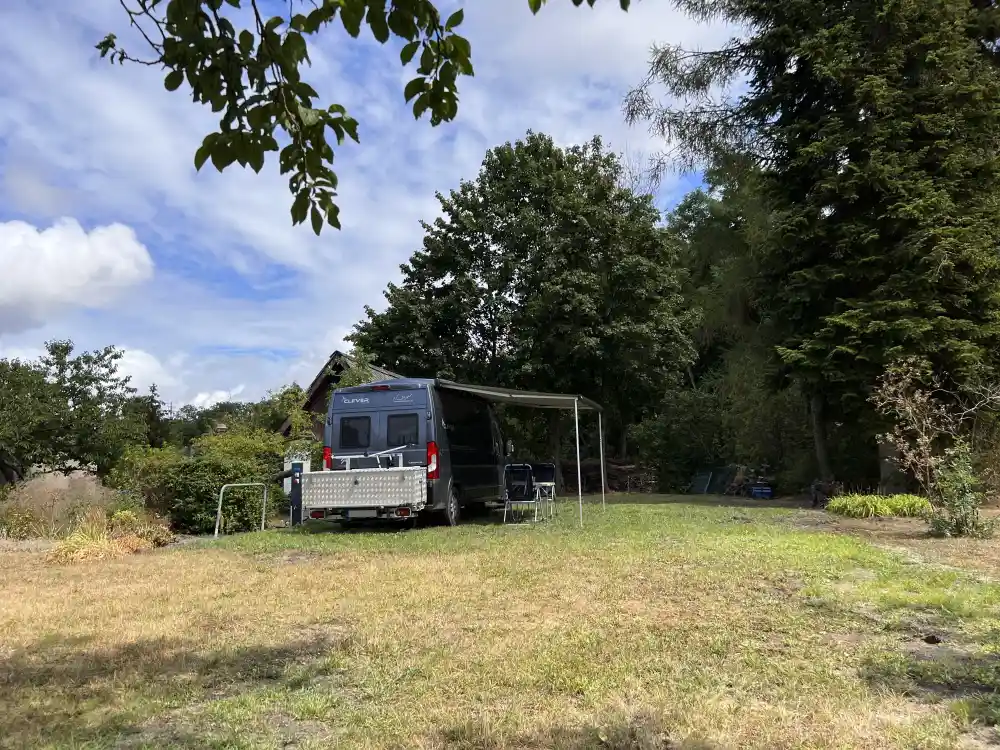 Stellplatz auf dem Tinyhof Welzow