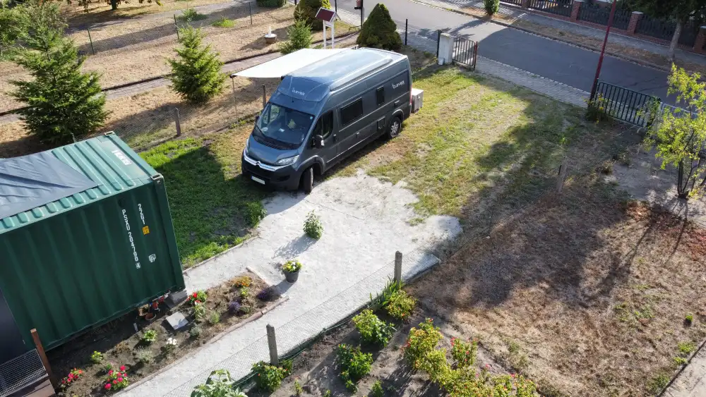 Stellplatz auf dem Tinyhof Welzow