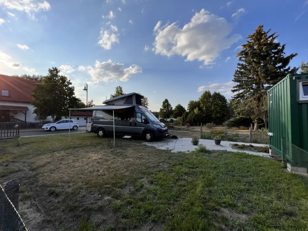 Stellplatz auf dem Tinyhof Welzow