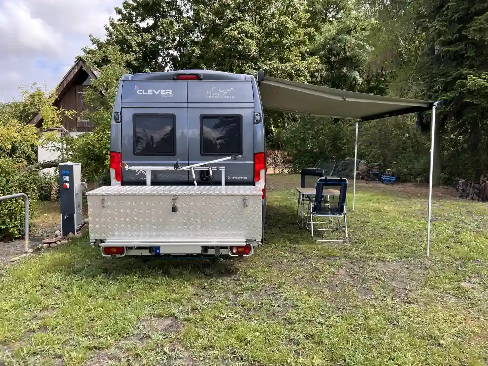Stellplatz auf dem Tinyhof Welzow