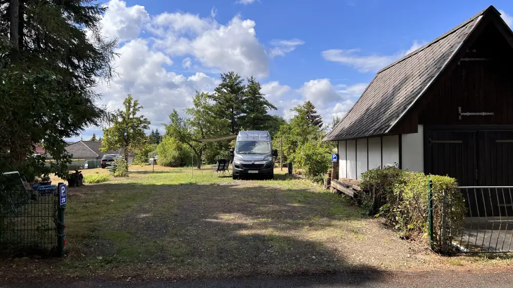 Stellplatz auf dem Tinyhof Welzow